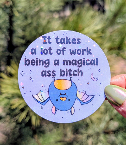Magical Witch Vinyl Sticker