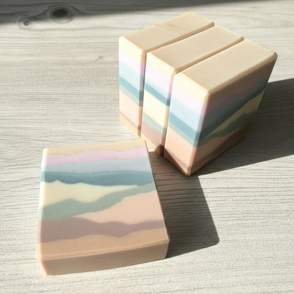Desert Dawn Oatmeal Soap | Mandarin, Saffron, and Tonka