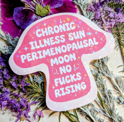Chronic Illness Anti-fascist Inspirational Feminist Vinyl Sticker