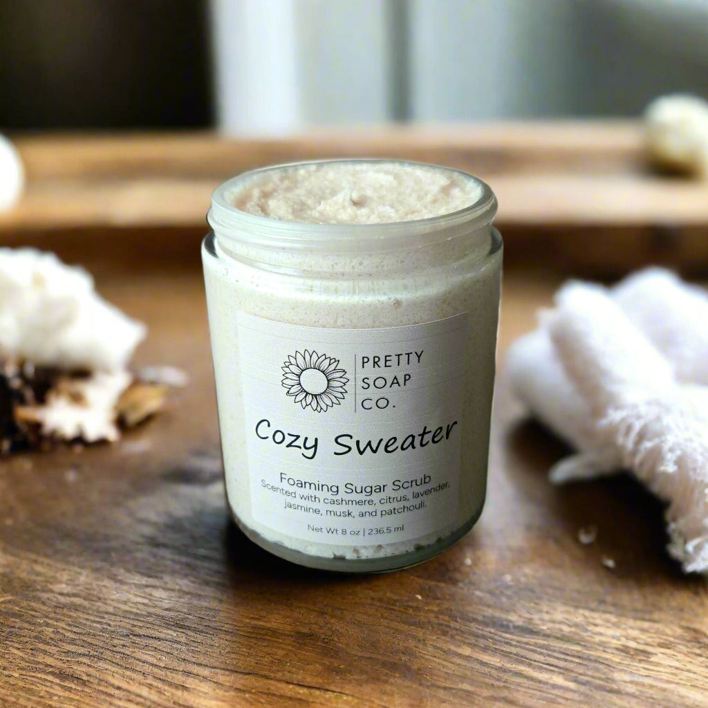 Cozy Sweater Foaming Sugar Scrub