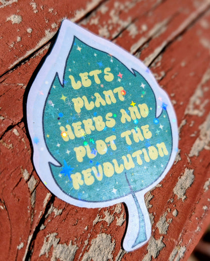 Activist Gardener Vinyl Sticker
