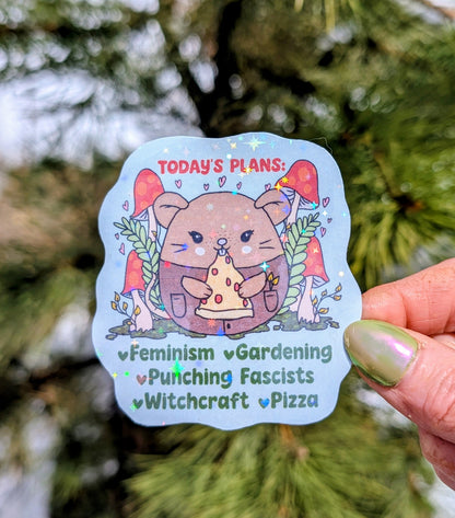 Smash the Patriarchy Inspirational Feminist Vinyl Sticker