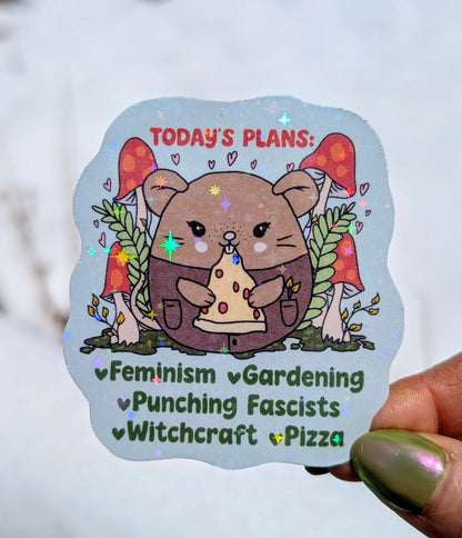 Smash the Patriarchy Inspirational Feminist Vinyl Sticker