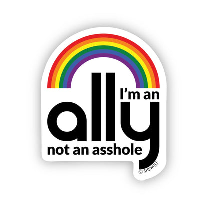LGBTQ+ ally sticker