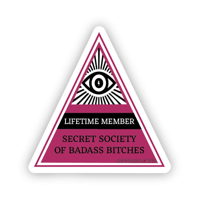 Badass Secret Society Sticker