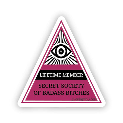 Badass Secret Society Sticker