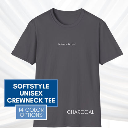 science-is-real-political-activism-unisex-tshirt-short-sleeve-tee-charcoal