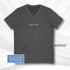 science-is-real-unisex-v-neck-tee-short-sleeve-activism-tshirt-asphalt