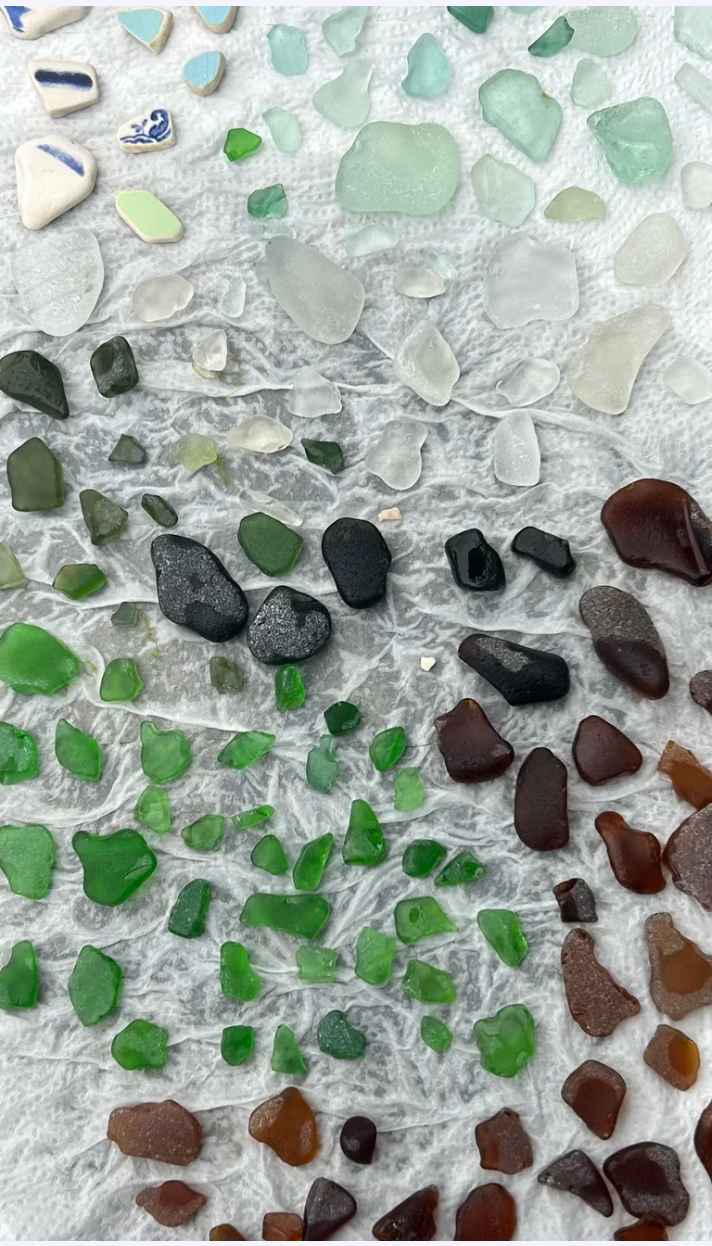 Beautifully Broken Sea Glass Earrings