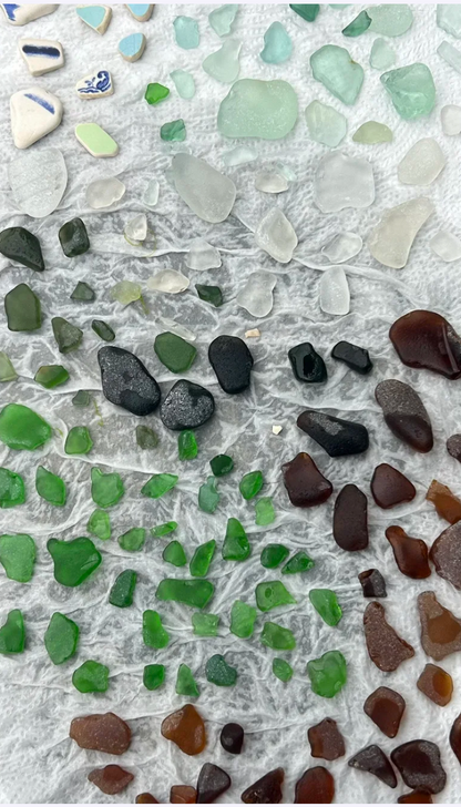 Beautifully Broken Sea Glass Earrings