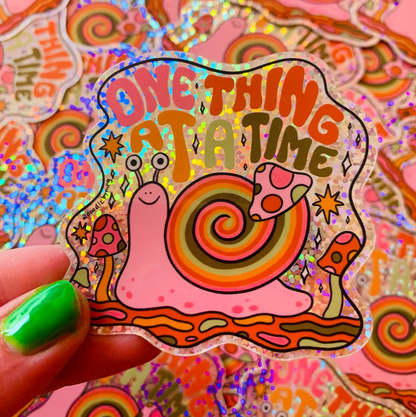 One Thing at a Time Sticker