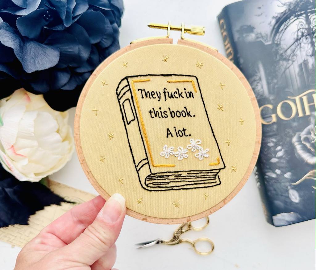 They fuck in this book // PDF Pattern Download 5” hoop