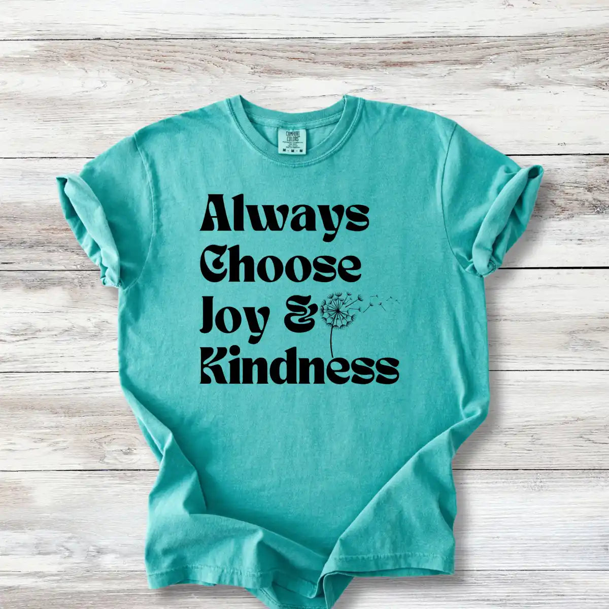Always Choose Joy &amp; Kindness T-Shirt | Positive Progressive Affirmation Tee