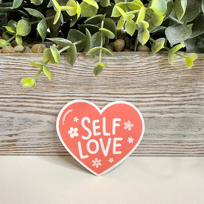 positive mental health sticker for water bottle