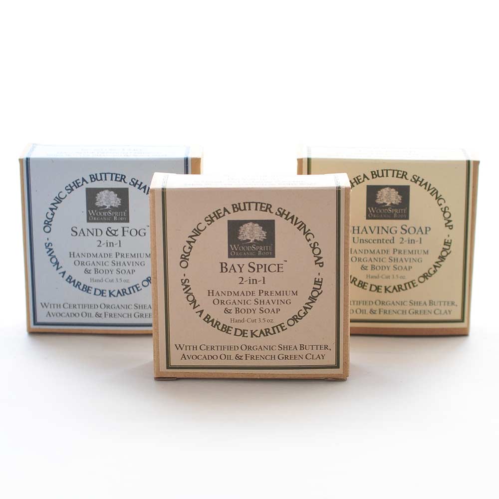 Organic Shea Butter Shaving Soap - Unscented