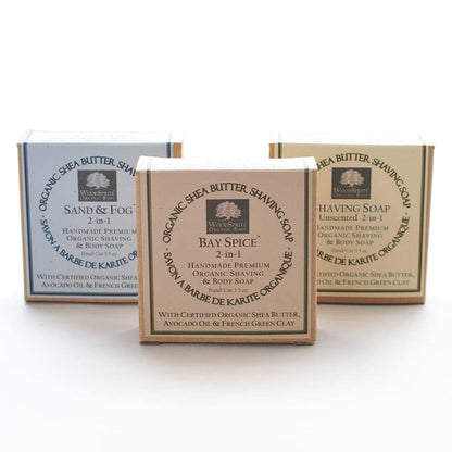 Organic Shea Butter Shaving Soap - Unscented