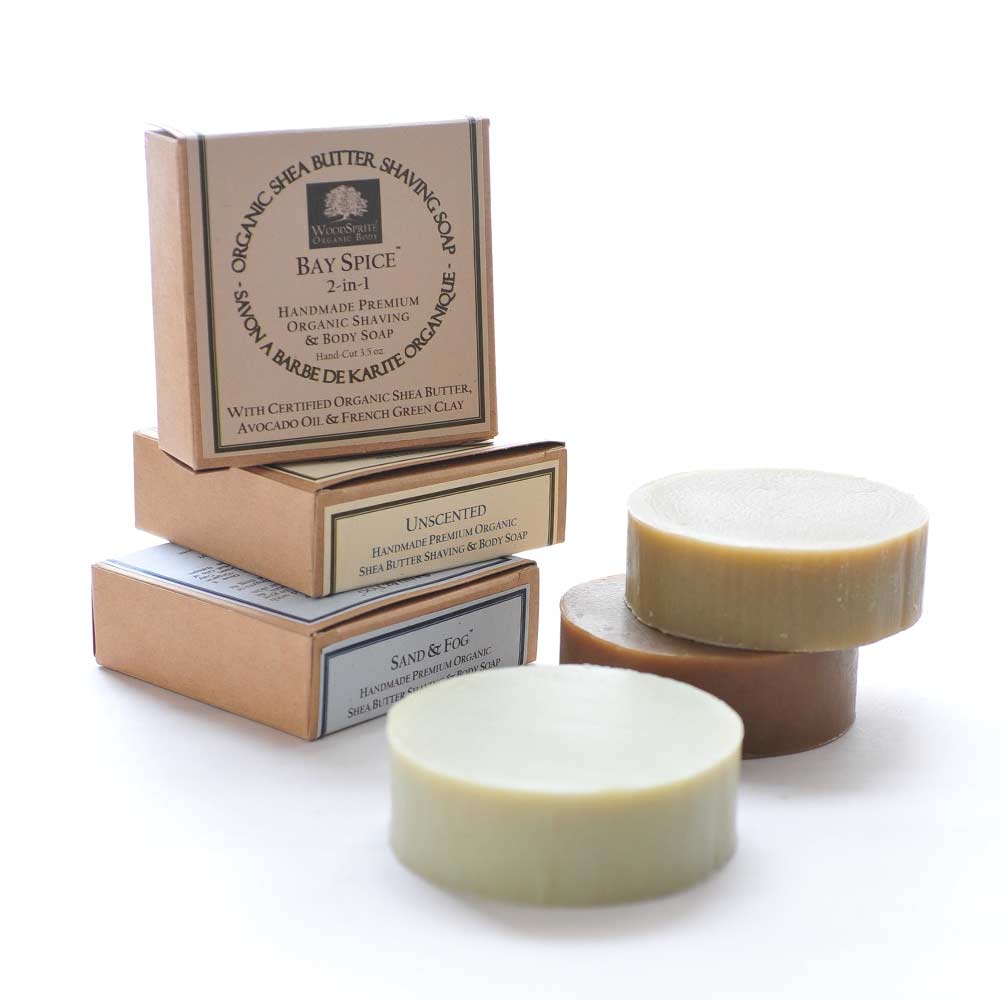 Organic Shea Butter Shaving Soap - Unscented