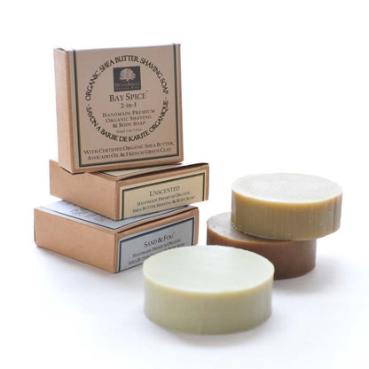 Organic Shea Butter Shaving Soap - Unscented