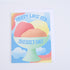 A colorful greeting card with &