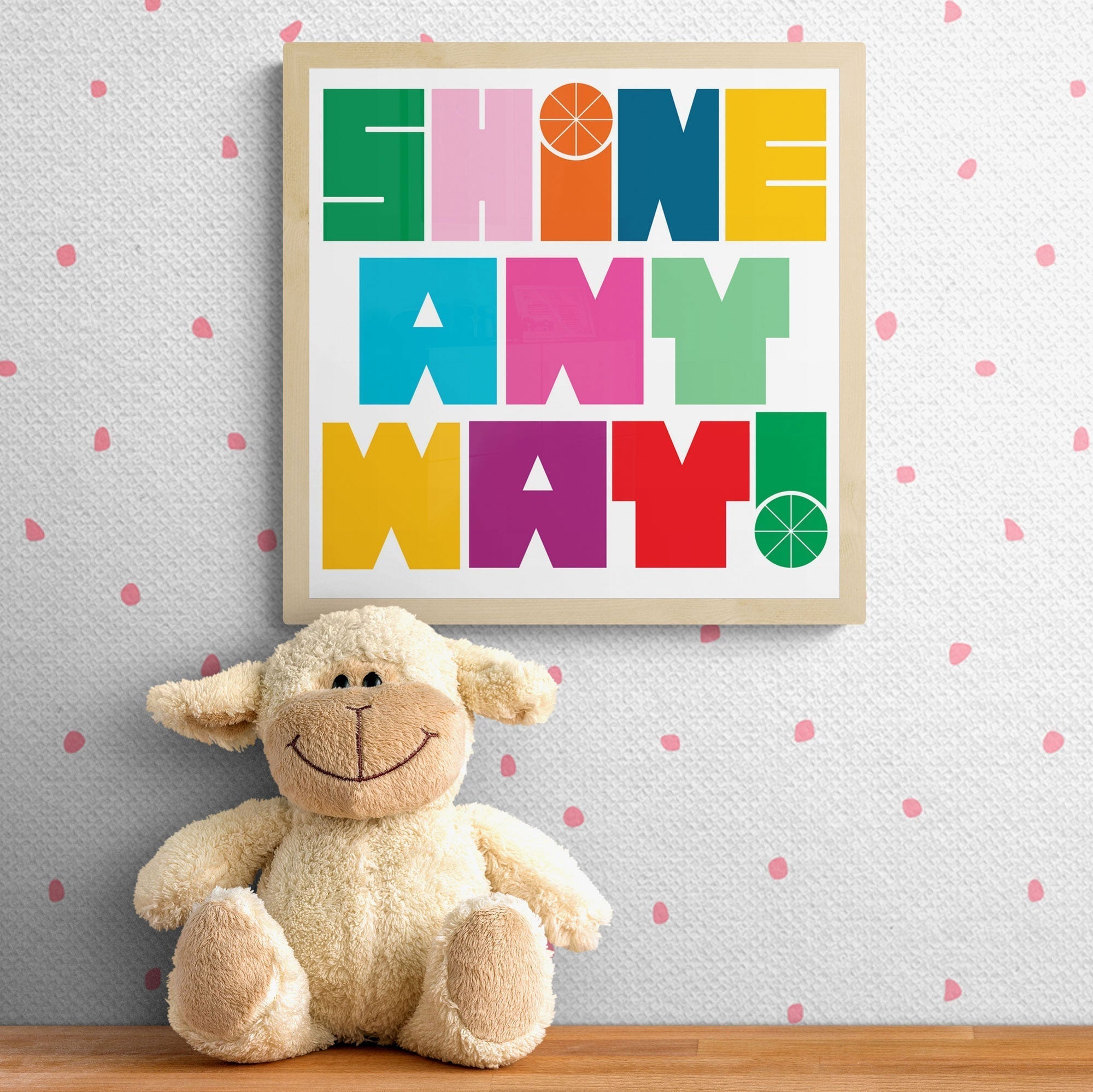 Shine Anyway Art Print Wall Art Typography Home Office Decor