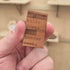Silence kills ideas read banned books typewriter style cherry wood sticker