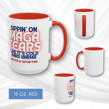 sippin-on-maga-tears-accent-coffee-mug-funny-democratic-gift-activist-drinkware-karma-15oz-red
