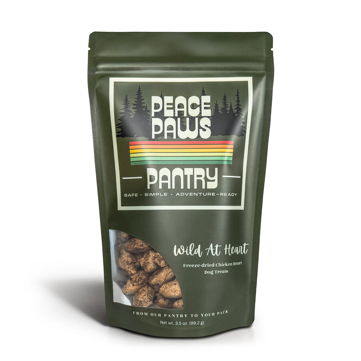 Wild At Heart Freeze-Dried Chicken Heart Dog Treats