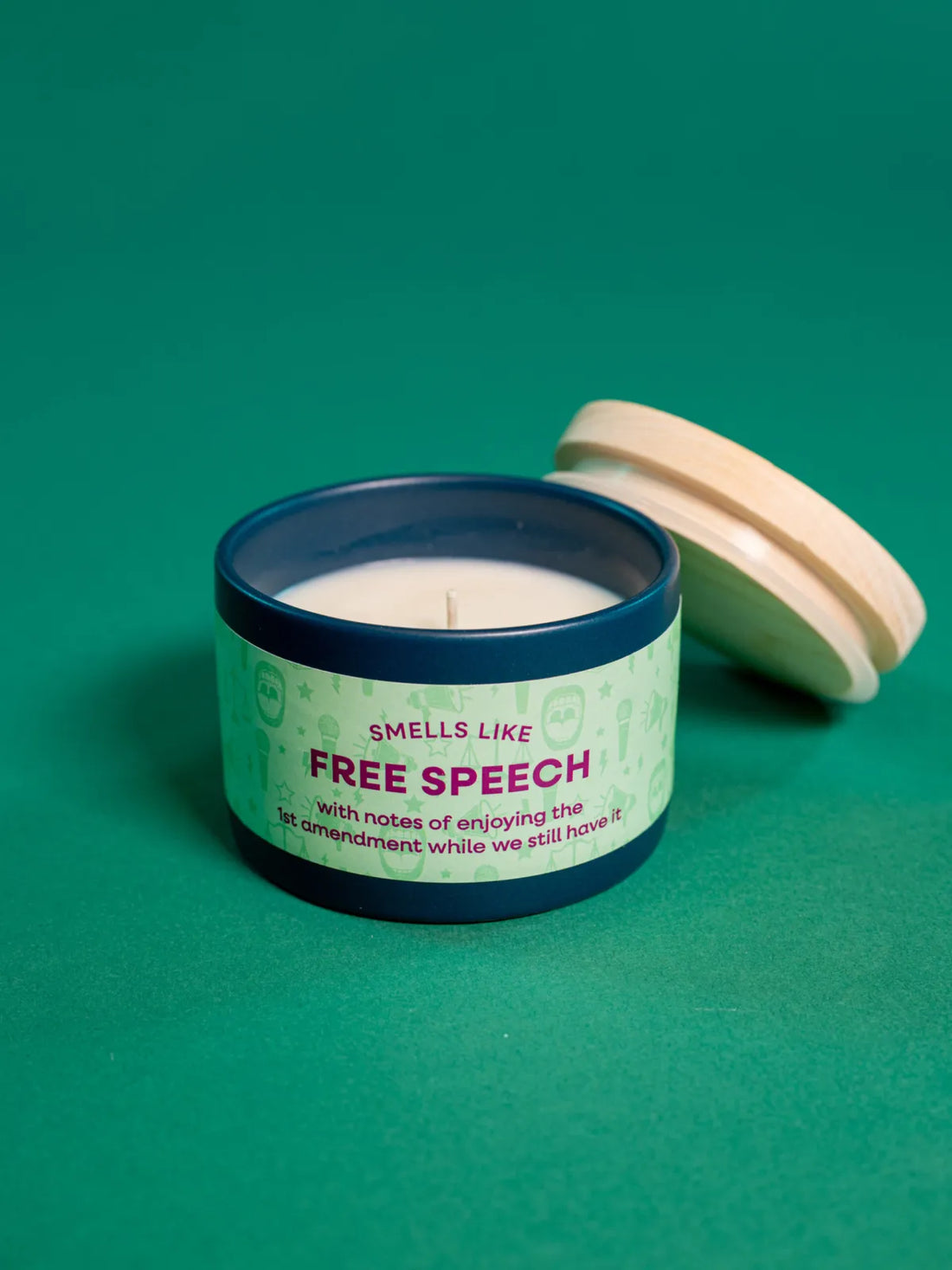 Smells Like Free Speech Candle
