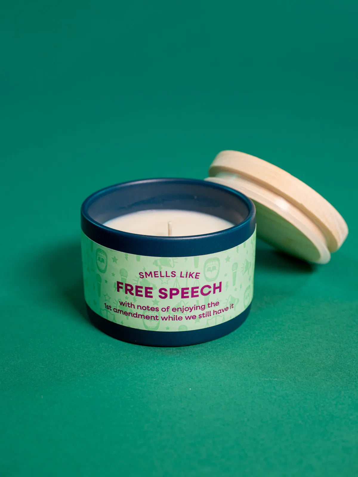 Smells Like Free Speech Candle