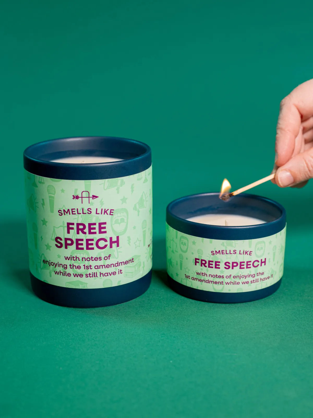 Smells Like Free Speech Candle