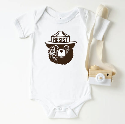 Resist Bear Baby Bodysuit - Resistance Nation