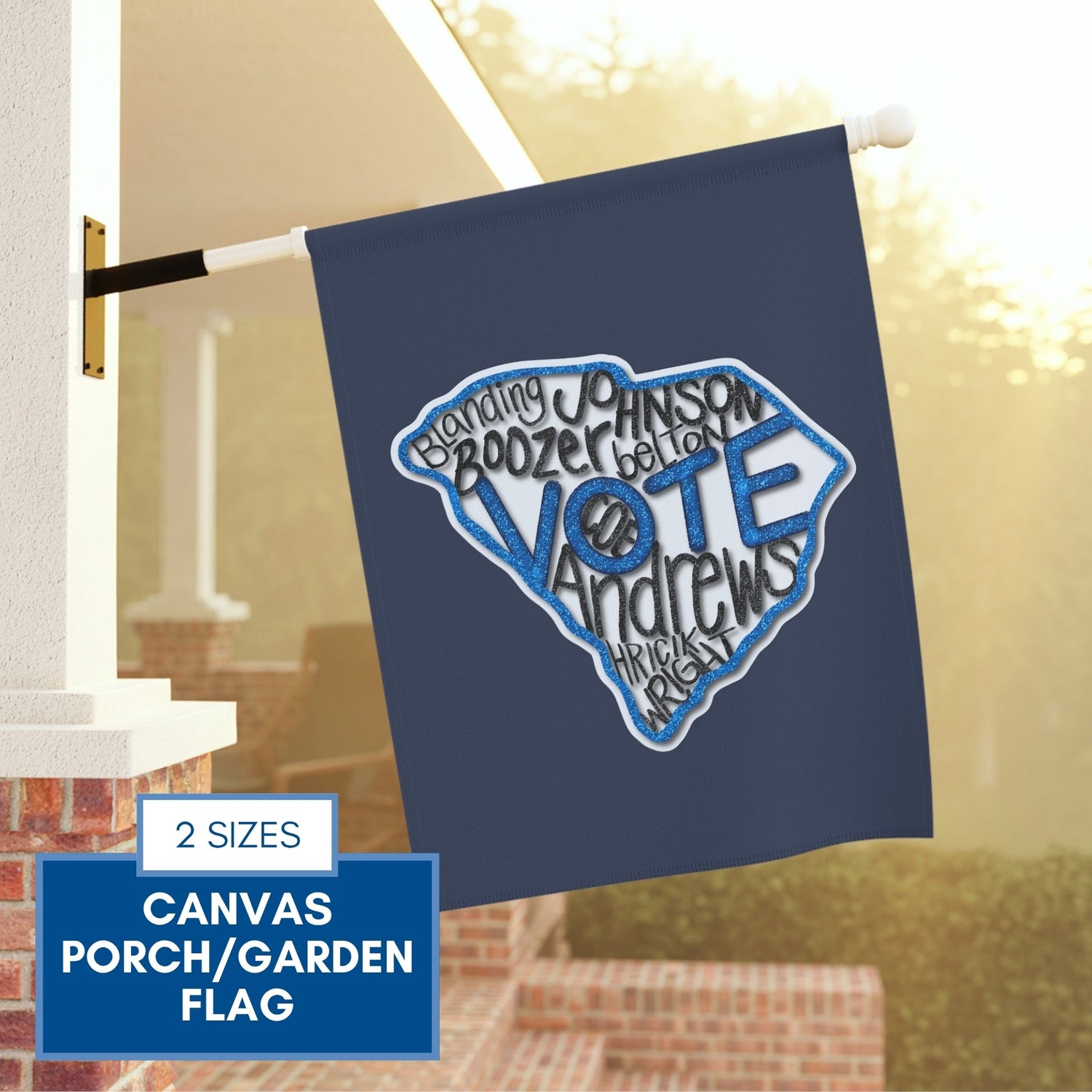 south-carolina-votes-blue-2026-democratic-campaign-garden-porch-flag-sc-activist-outdoor-decor