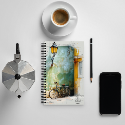 Spiral Notebook – Wheels - Left Bank Light