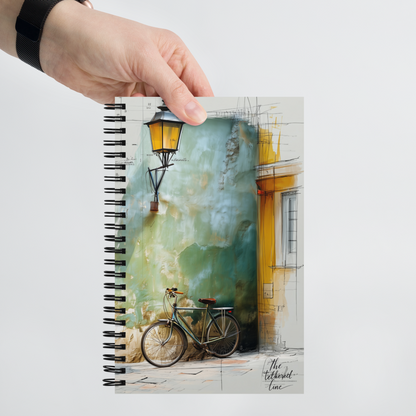 Spiral Notebook – Wheels - Left Bank Light