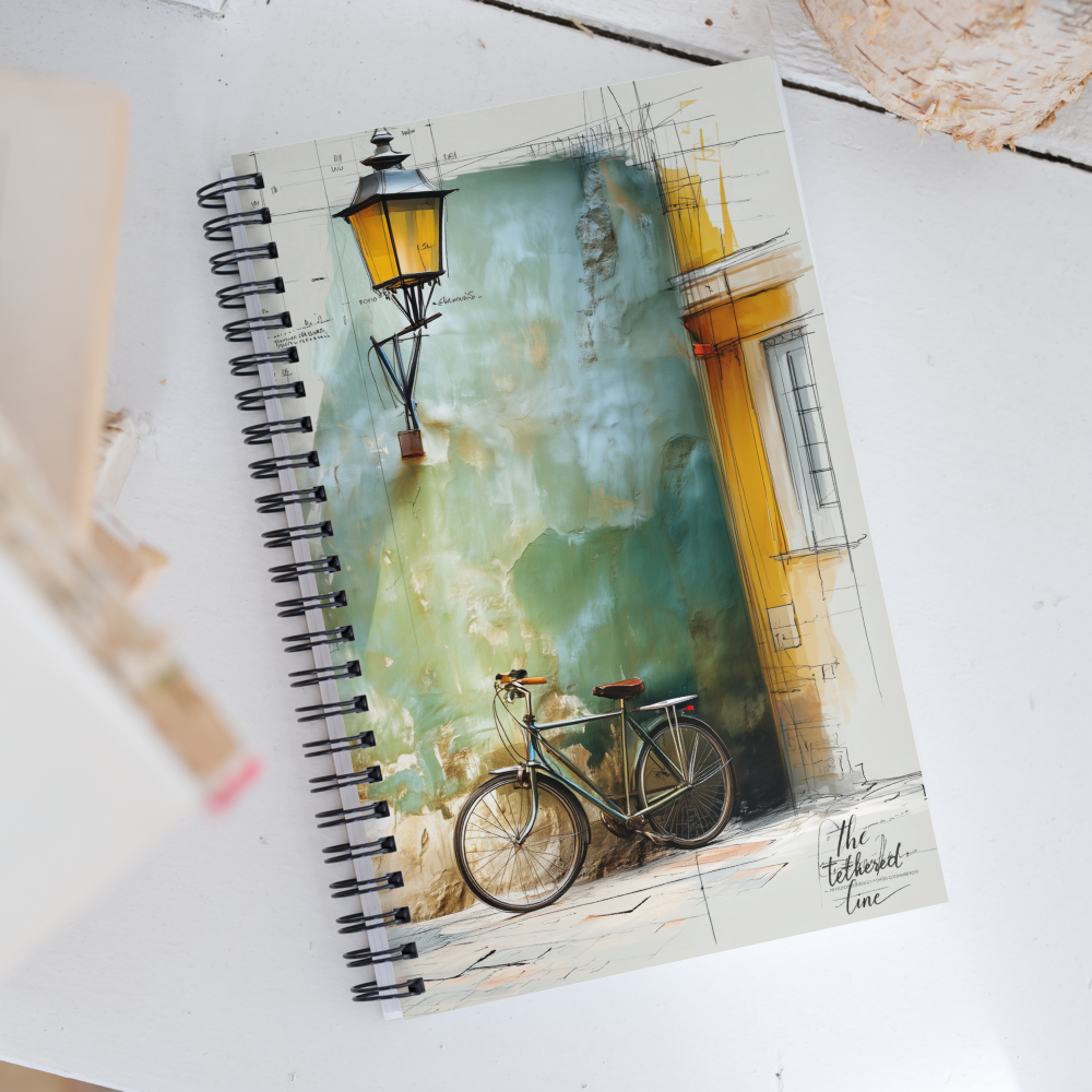 Spiral Notebook – Wheels - Left Bank Light