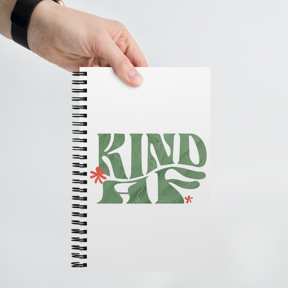 Spiral Notebook – Kindness Project - Kind AF