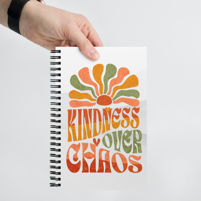 Spiral Notebook – Kindness Project - Kindness Over Chaos
