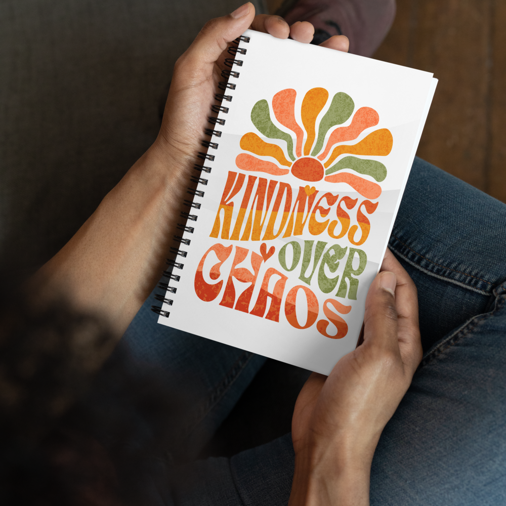 Spiral Notebook – Kindness Project - Kindness Over Chaos