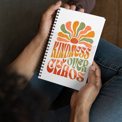Spiral Notebook – Kindness Project - Kindness Over Chaos