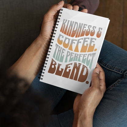 Spiral Notebook – Kindness Project - Coffee &amp;amp; Kindness — The Perfect Blend