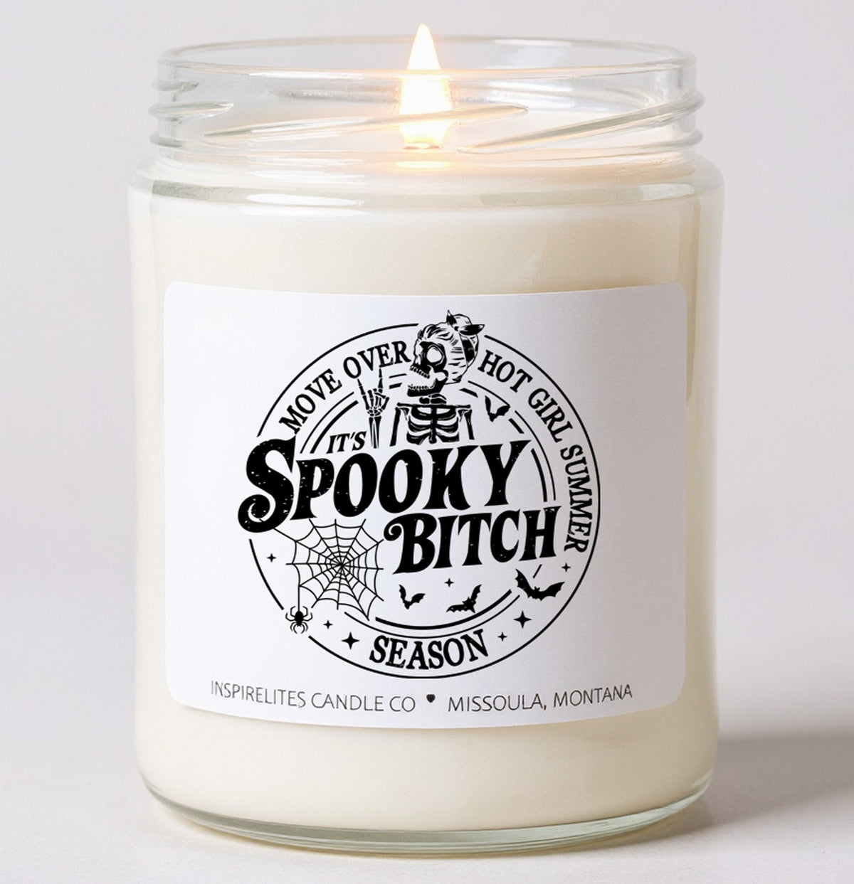 Spooky Bitch Season - Fall Halloween Candle Decor