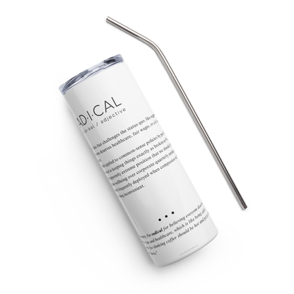 Stainless Steel Tumbler - RADICAL — Defined: Terms for Our Time
