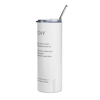 Stainless Steel Tumbler - PATRIARCHY — Defined: Terms for Our Time