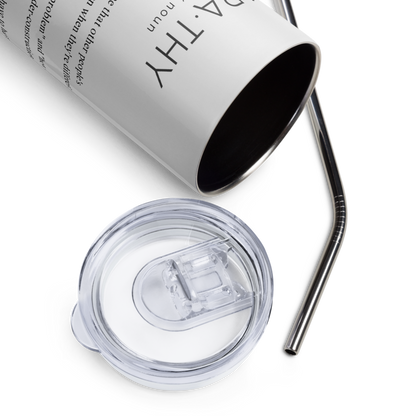 Stainless Steel Tumbler - EMPATHY - Defined: Terms for Our Time