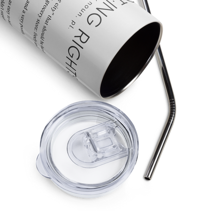 Stainless Steel Tumbler - VOTING RIGHTS — Defined: Terms for Our Time