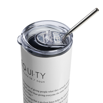Stainless Steel Tumbler - EQUITY - Defined: Terms for Our Time