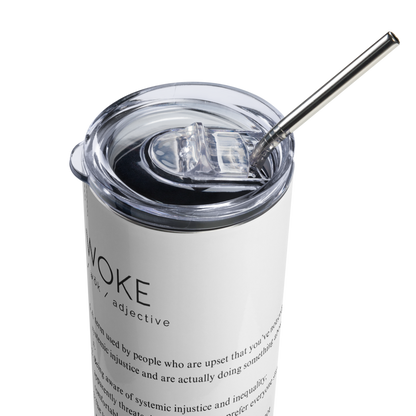 Stainless Steel Tumbler - WOKE - Defined: Terms for Our Time