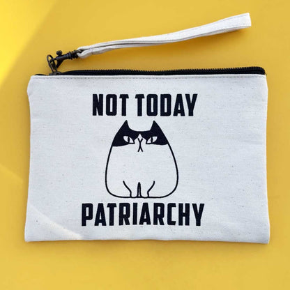 Statement Pouch - Not Today Patriarchy - Malia Designs