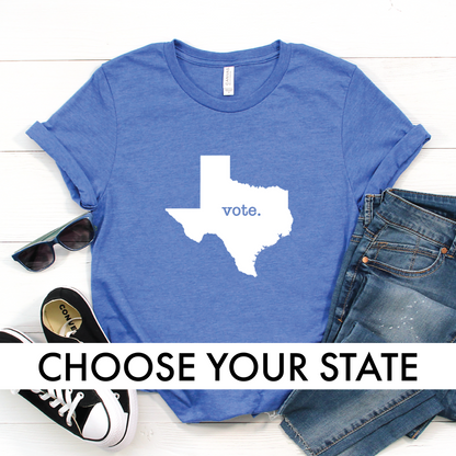Your State Vote Democrat Unisex T-Shirt - Resistance Nation