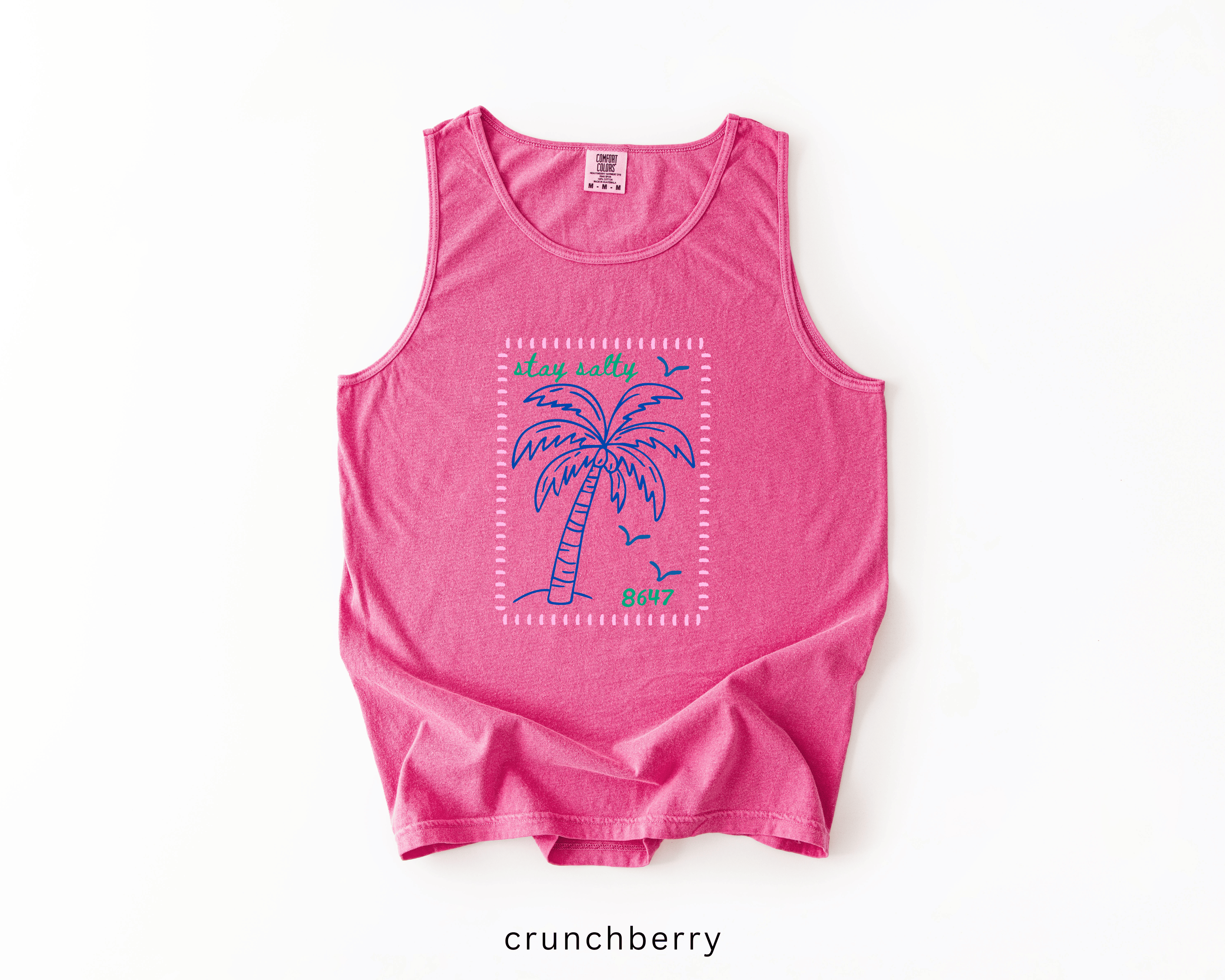 8647 Palm Tree Anti-Trump Tank Top